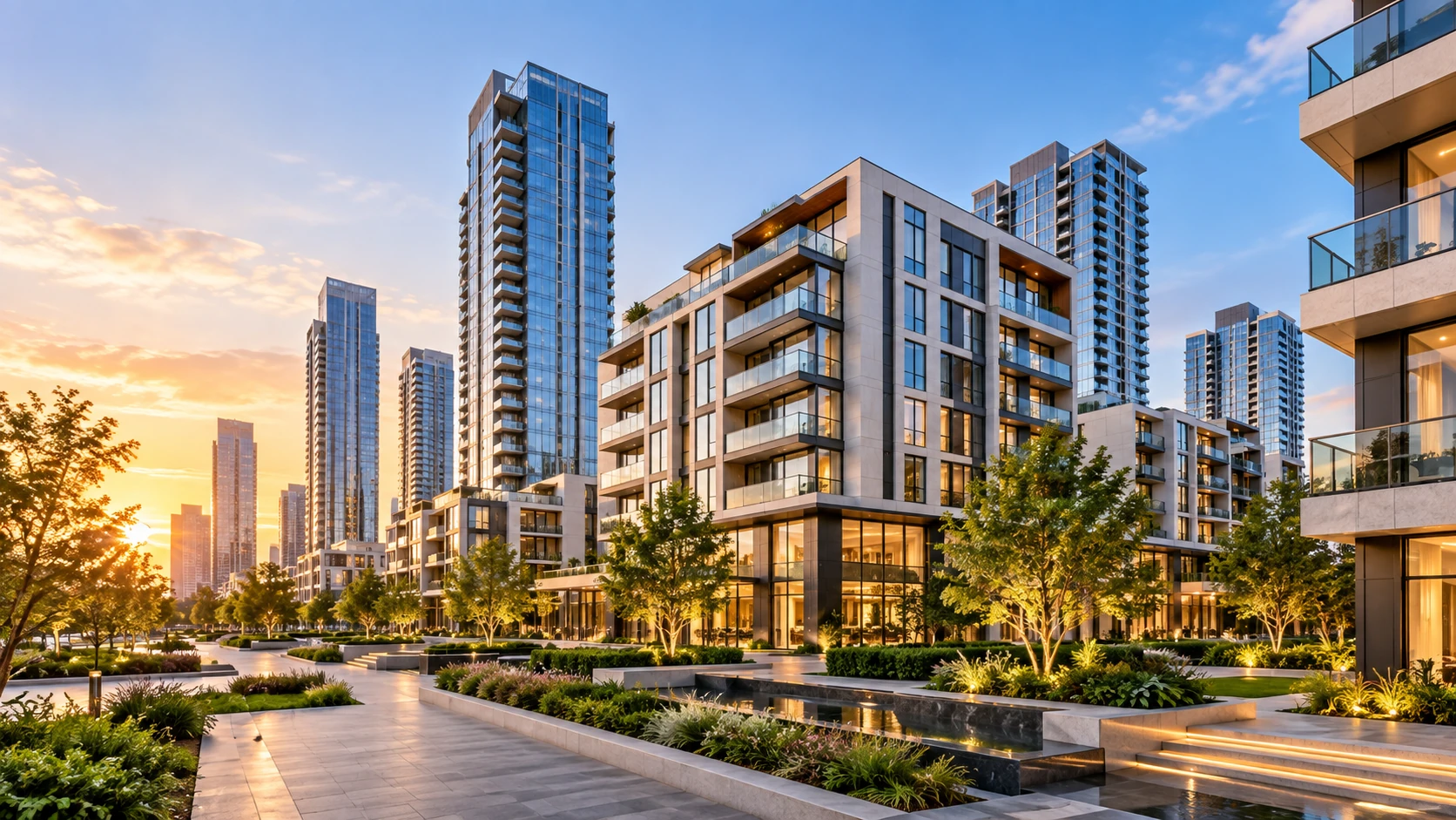 Premium modern real estate development